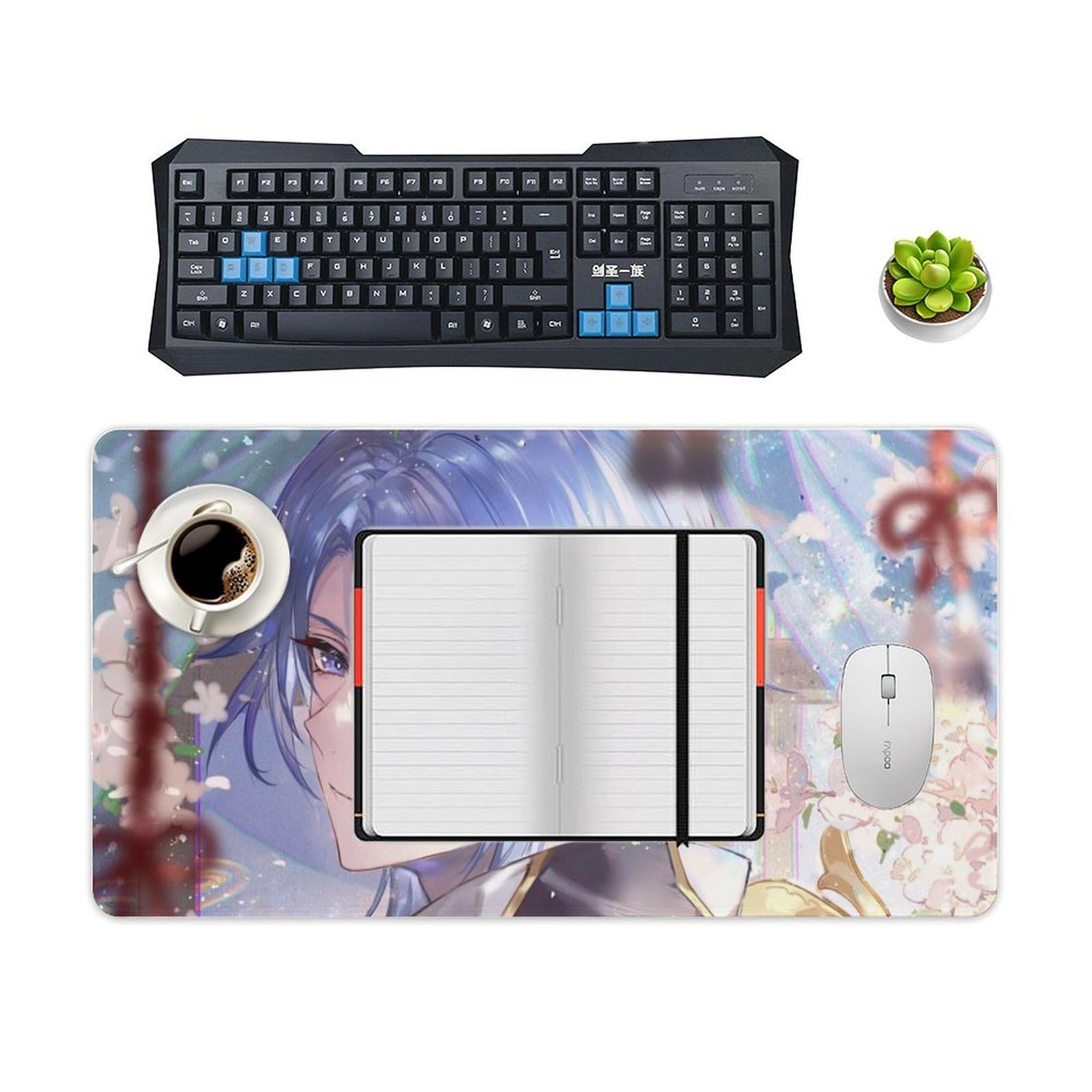 超特大ラバーマウスパッド　ヨルハ二号B型　90×40cm　厚さ3mm 超特大ラバーマウスパッド ヨルハ二号B型 90×40cm 厚さ3mm 超特大