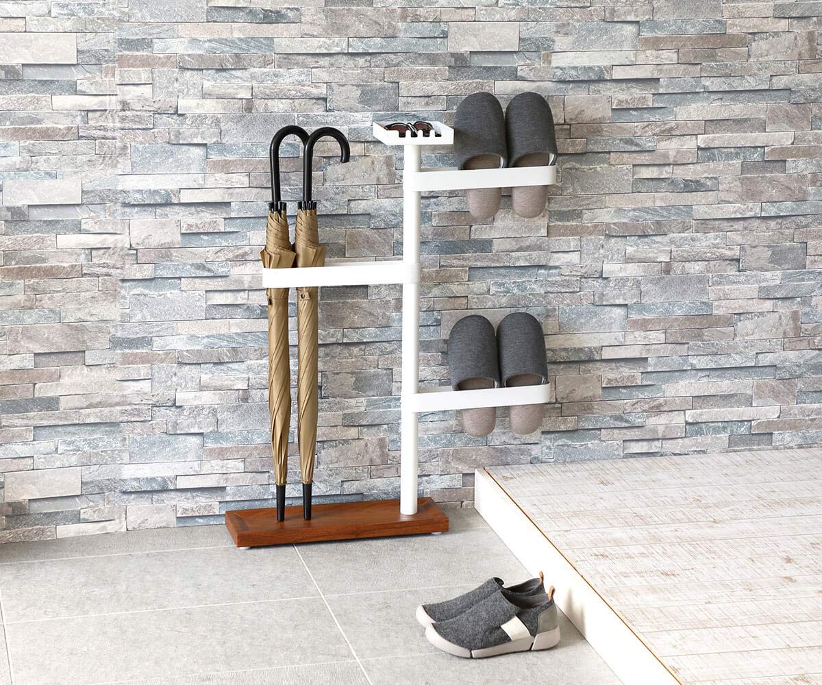 Amazon｜クロシオ スリッパラック アンブレラスリッパスタンド 幅71cm