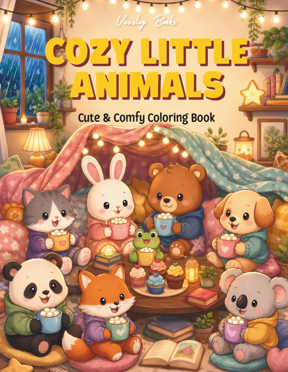 Cozy Little Animals: Cute & Comfy Coloring Book