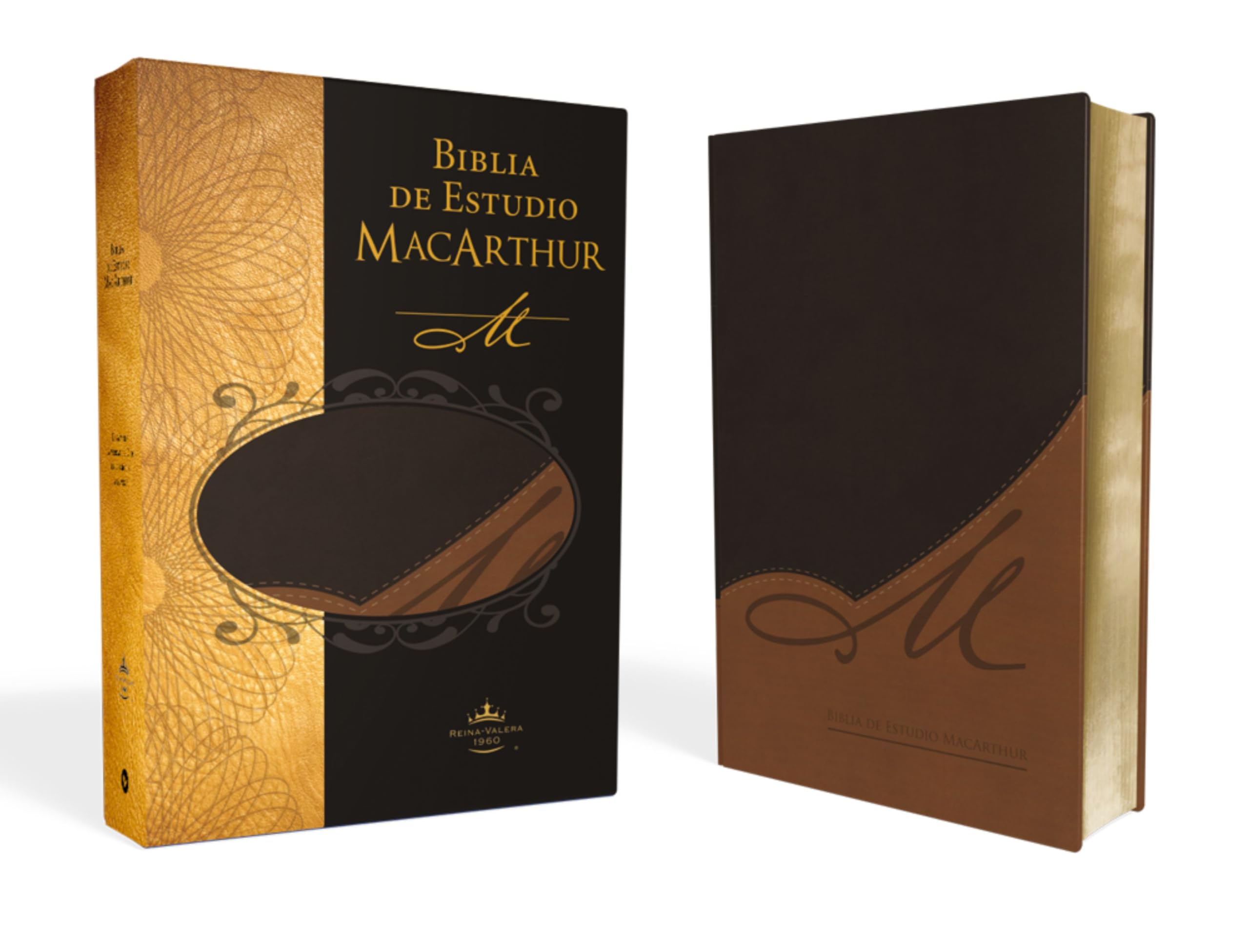 Biblia de Estudio MacArthur-Rvr 1960: Reina Valera Revisada, Piel Elaborada / Bonded Leather