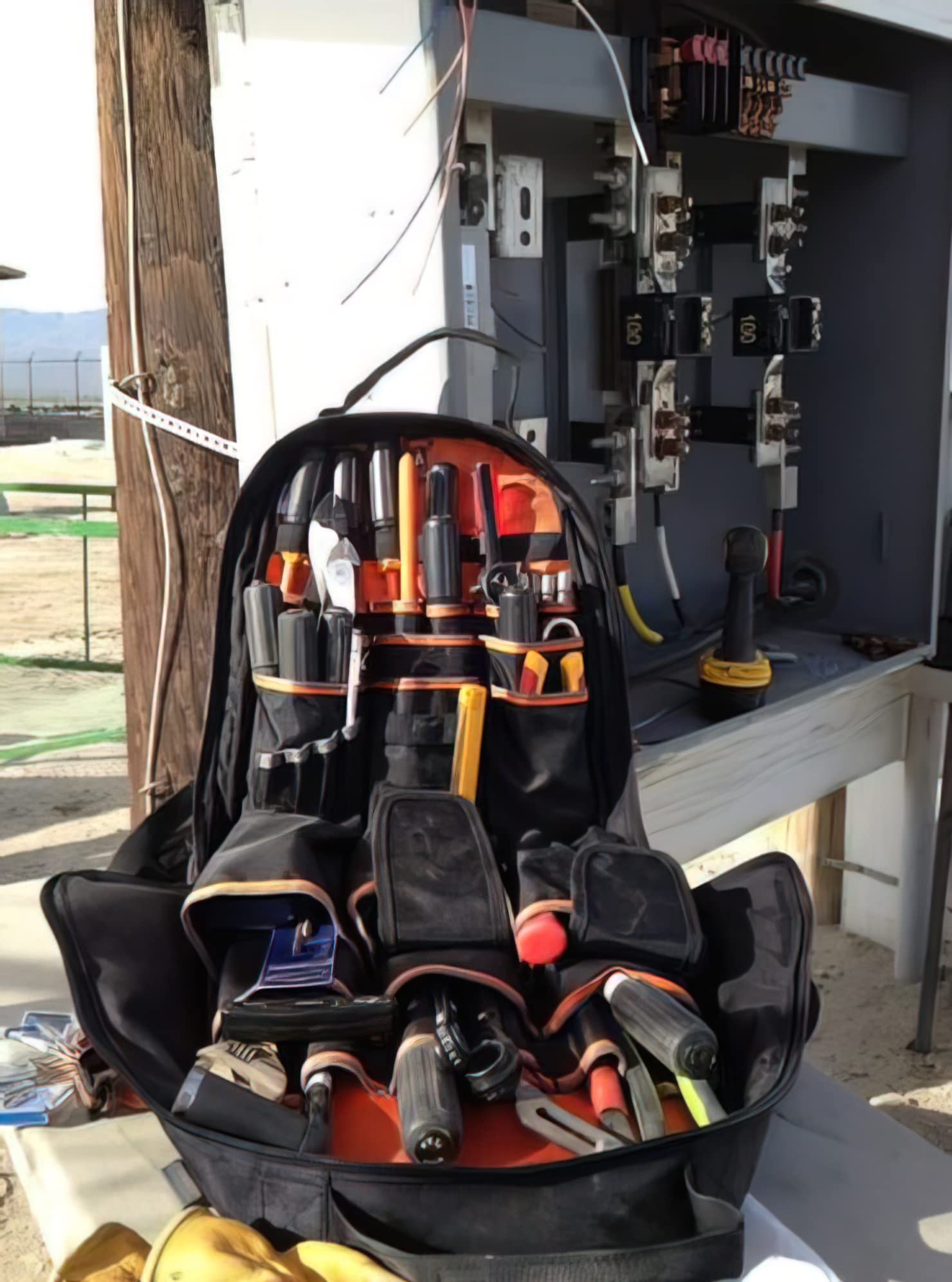 Klein Tools 55421BP14 Tool Bag Backpack, Heavy Duty Tradesman Pro Tool