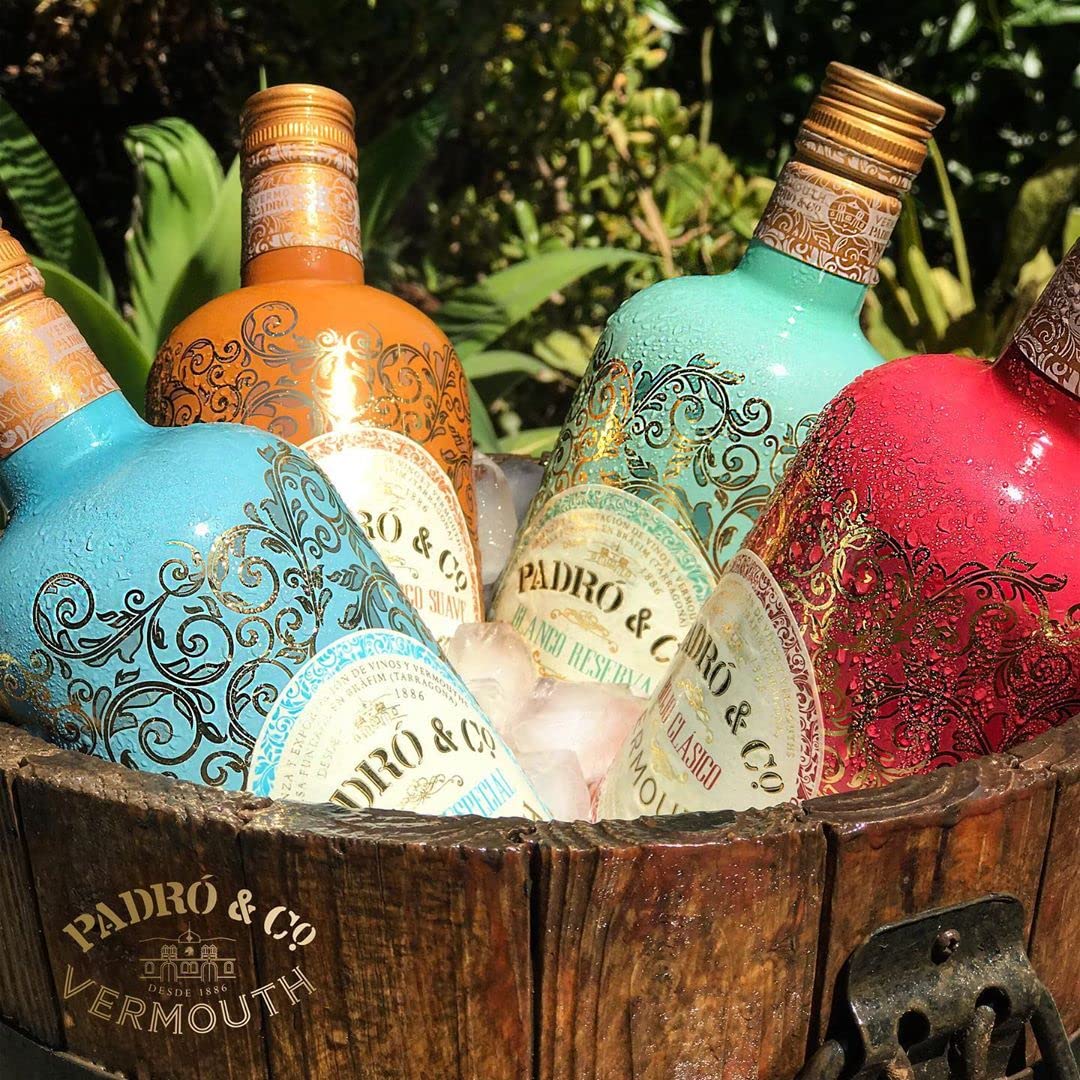 Vermouth Padró & Co en Caja de Madera - Paquete de 4 x 750 ml - Total: 3000 ml