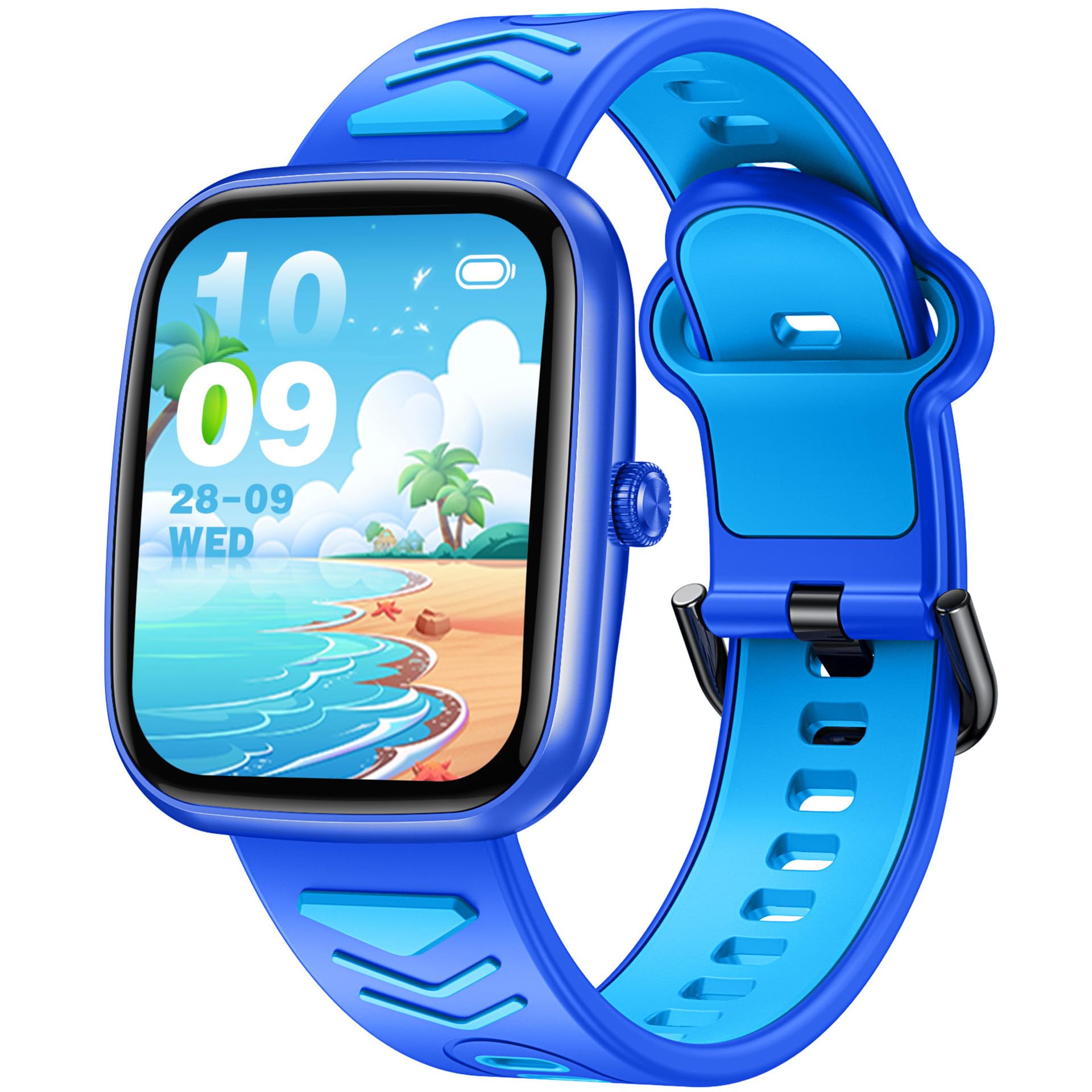 Smartwatch Fitness Orologio Bambini Digitale: 1.75" per Bambini Smart Watch con Contapassi Cronometro Compatibile per Android iOS Impermeabile Monitor Del Sonno Regalo per Ragazzi Ragazze Adolescenti