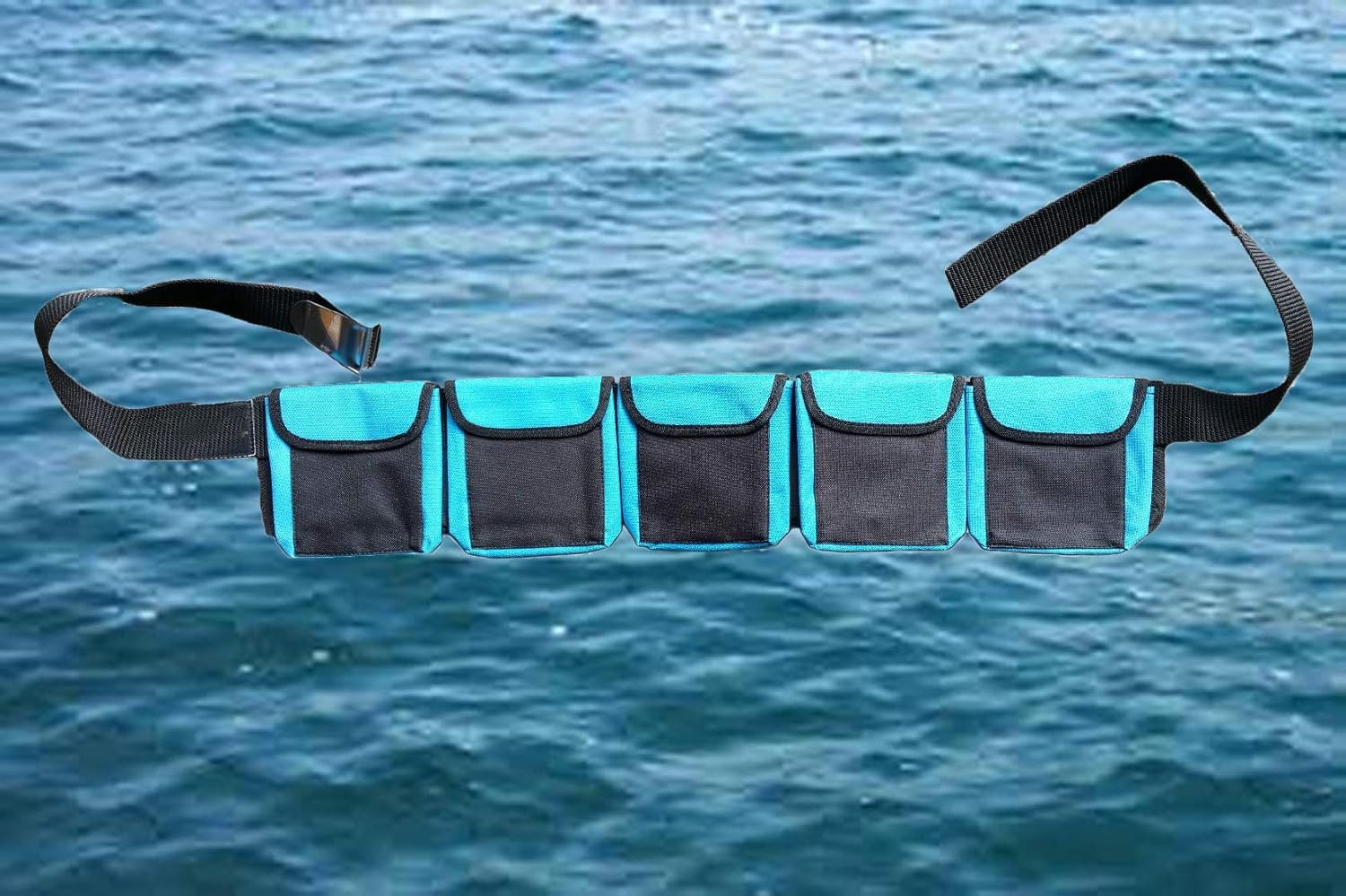 AKM Scuba Diving Weight Belt (5 Pocket Blue Medium