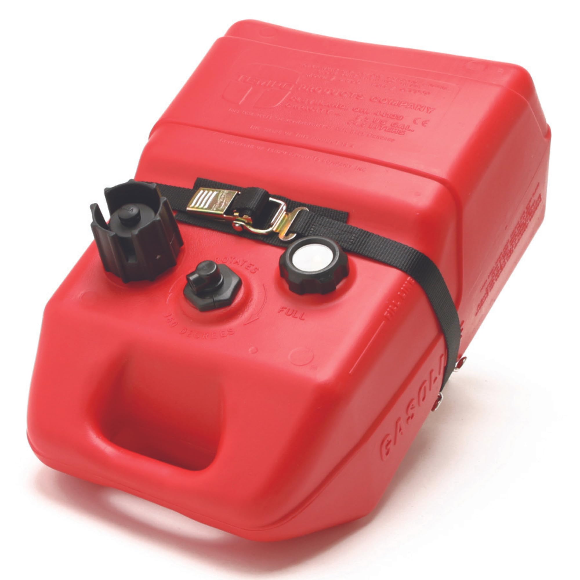 BoatBuckleKwik-Lok Gas Tank Battery Box with Tie-Down Strap, 1-Inch x 4-Feet