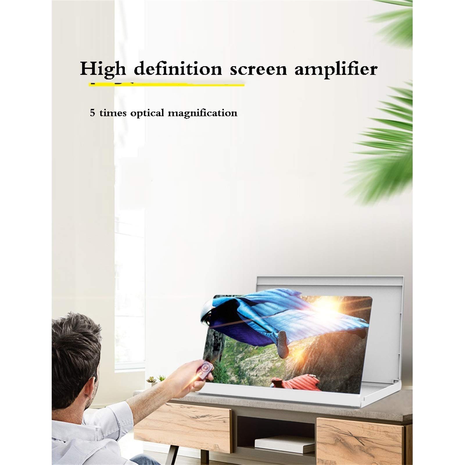 ARCH Amplificador Pantalla Movil 20/26/32, Lupa para Movil BLU-Ray De Pantalla Grande, Lupa De Pantalla De Teléfono Móvil para Películas, Videos, Compatible con Todos Los Teléfonos Inteligentes