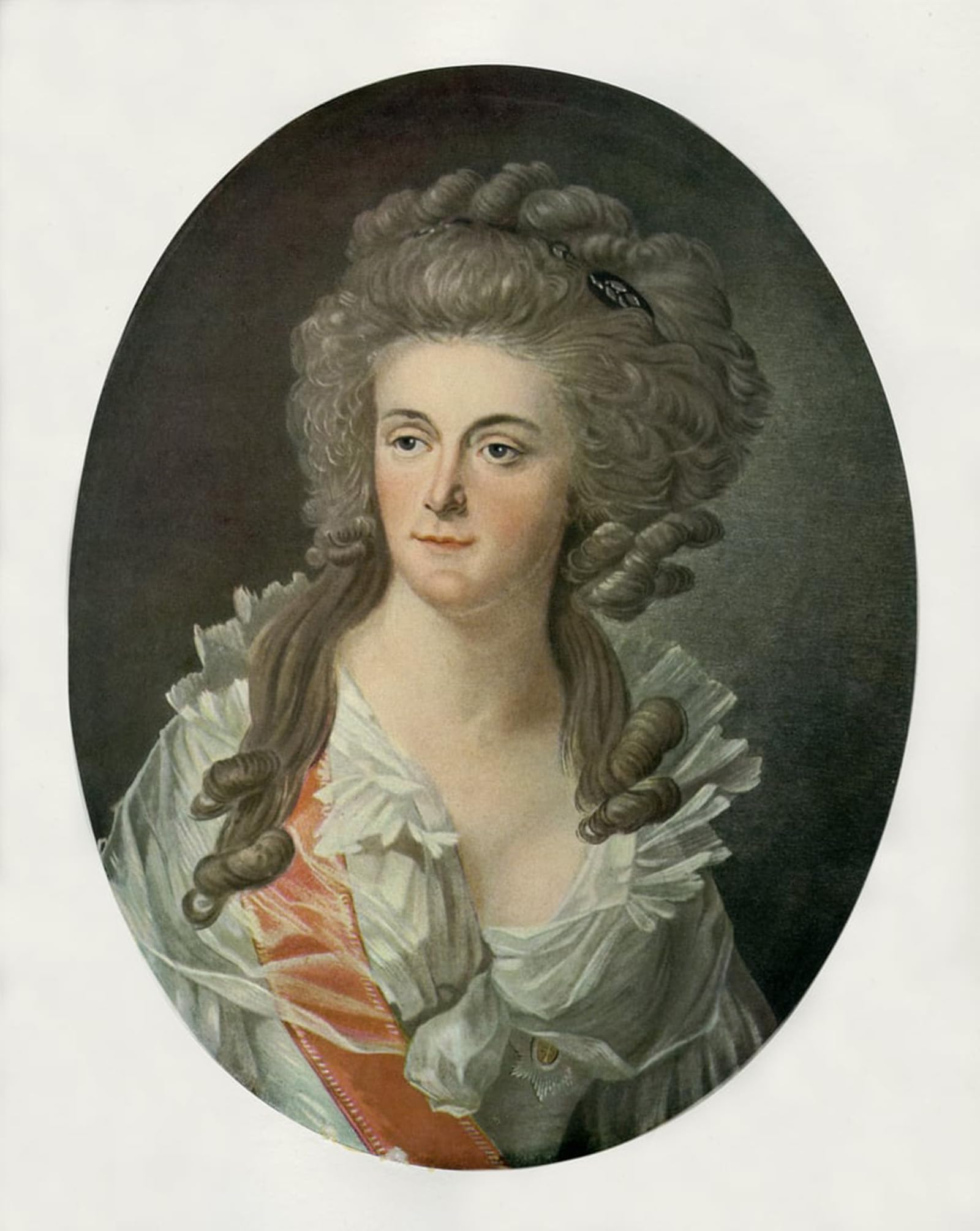 Pintura murales lienzo vintage para decorar el dormitorio con arte de la Princesa Federica 5