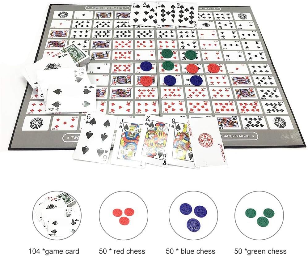 Bettying Big Chess Board Game Table Game Pattern English and Arabic Sequence Game Chess Family Game Toy