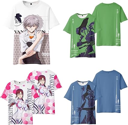 エヴァ　渚カヲル　碇シンジ　プラグスーツ　ロッキンスター　Tシャツ エヴァ 渚カヲル 碇シンジ プラグスーツ ロッキンスター Tシャツ