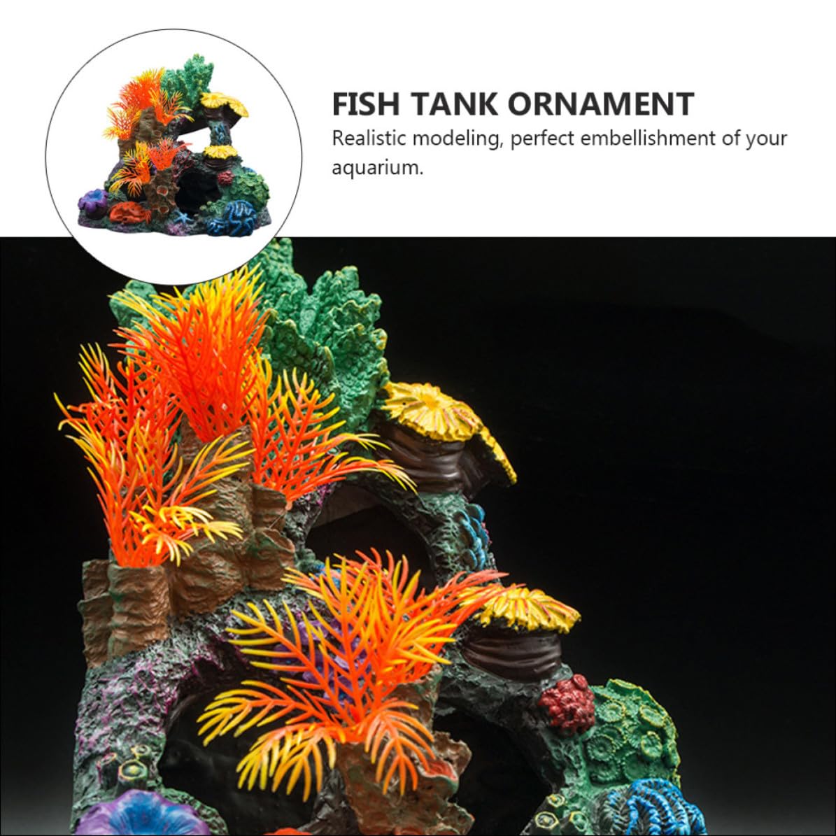 Aquarium Landschafts Korallen Ornament für Fischbecken Deko