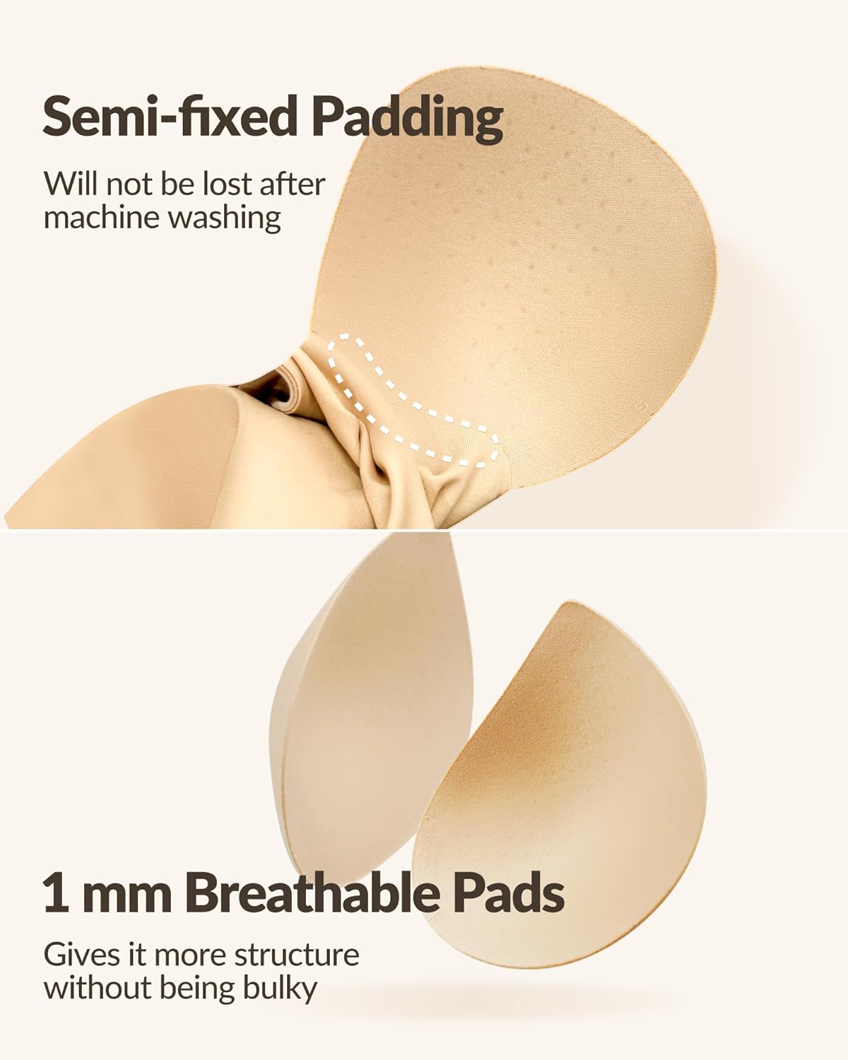 Wireless Bras Full Coverage Supportive Minimizer Bra Smooth Comfort T-Shirt Sleep Bras No Underwire - Image 4