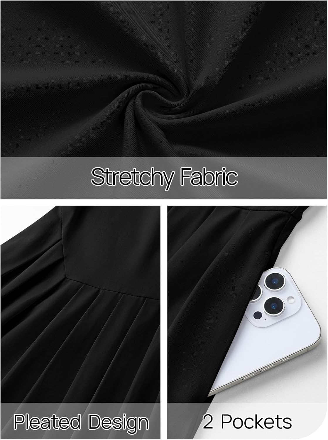 MEROKEETY Women's Fall Long Sleeve Wedding Guest Dresses 2025 One Shoulder Elegant Formal Pleated Midi Maxi Dress - Image 5