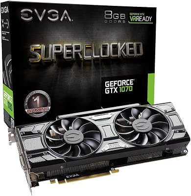 EVGA GeForce GTX 1070 SC GAMING ACX 3.0 Black Edition, 8GB G - best gtx 1070 graphics cards
