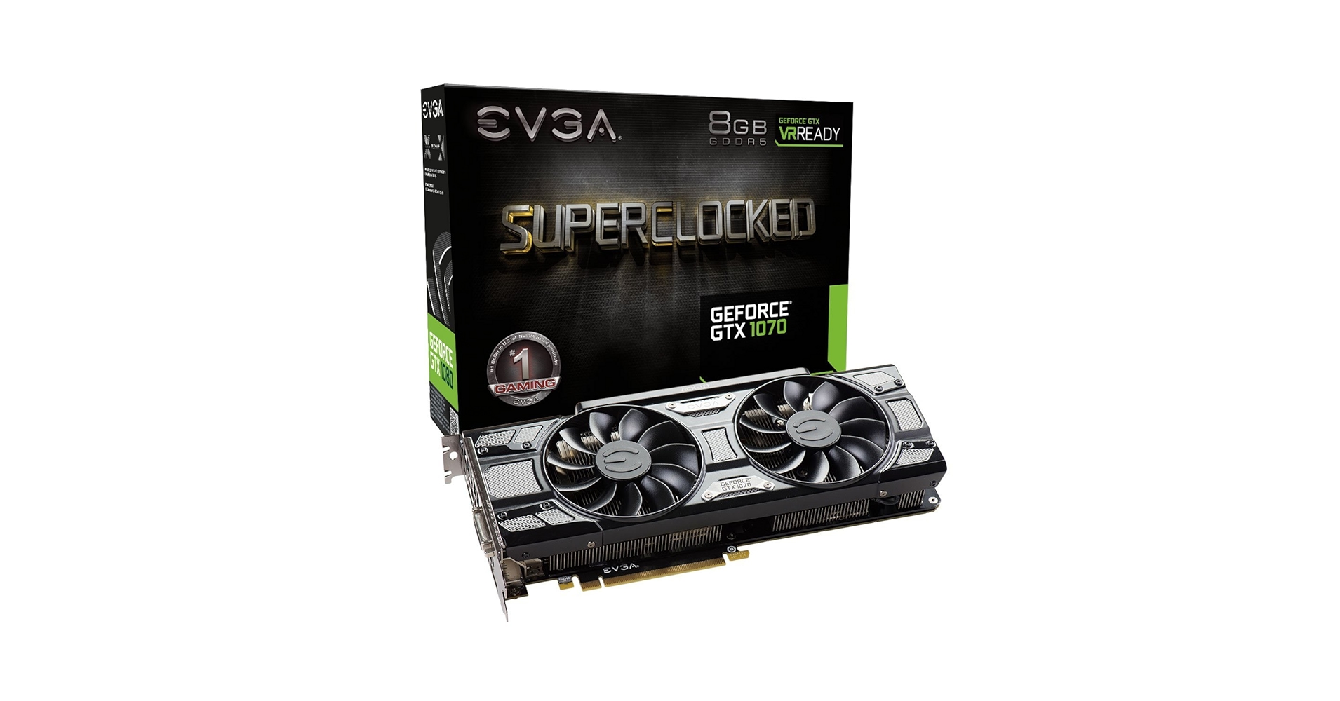PCパーツ Geforce GTX 1070 SC EVGA Amazon.com: EVGA GeForce GTX 1070 SC GAMING ACX 3.0 Black