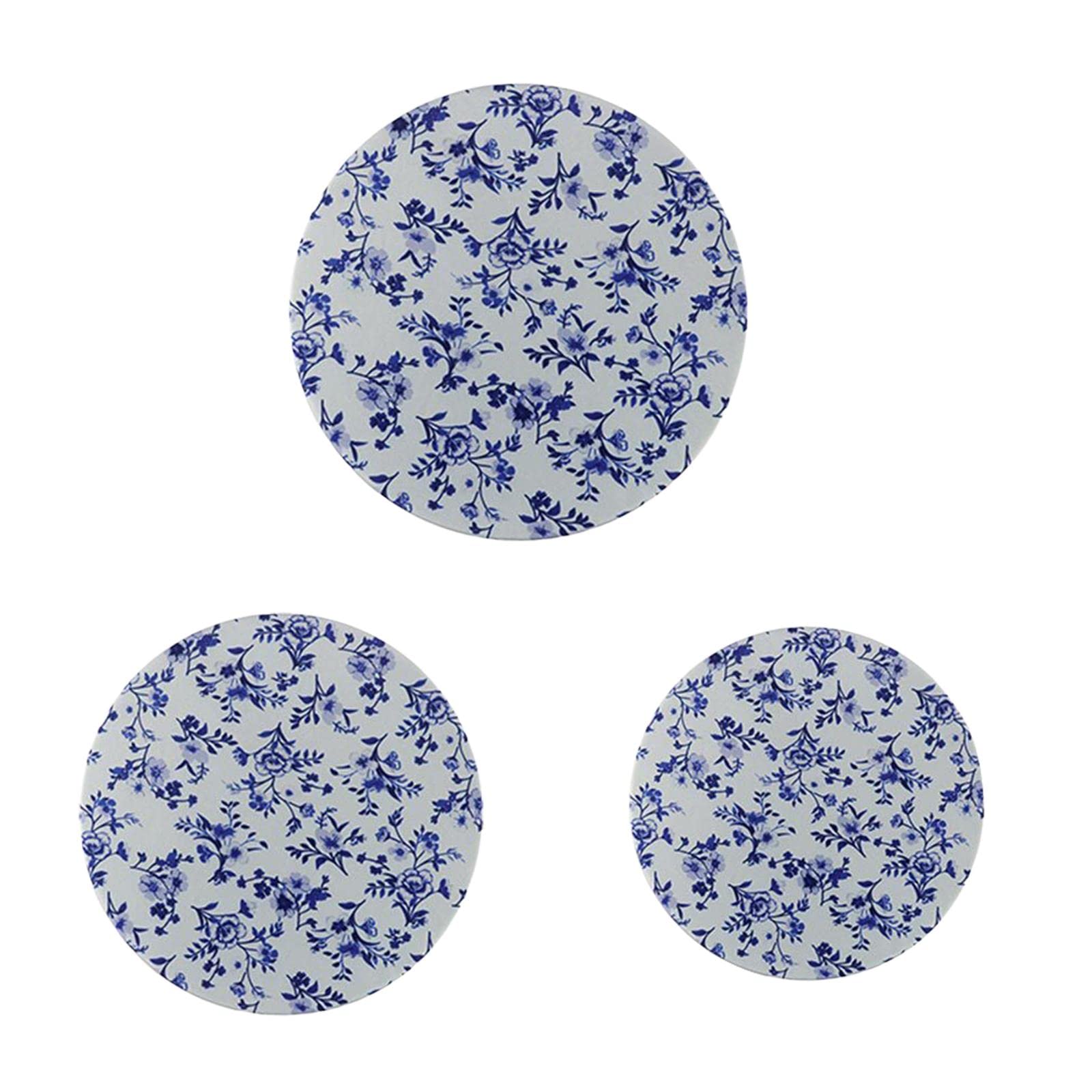 Merishopp 3Pcs Bowl Cover Kitchen Accessories Fresh-Keeping Reusable for Picnic Family-picture-23