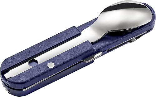 Miniatura 4 de Outdoor Bivouac - Juego de utensilios multifunción, color azul, hecho en Francia