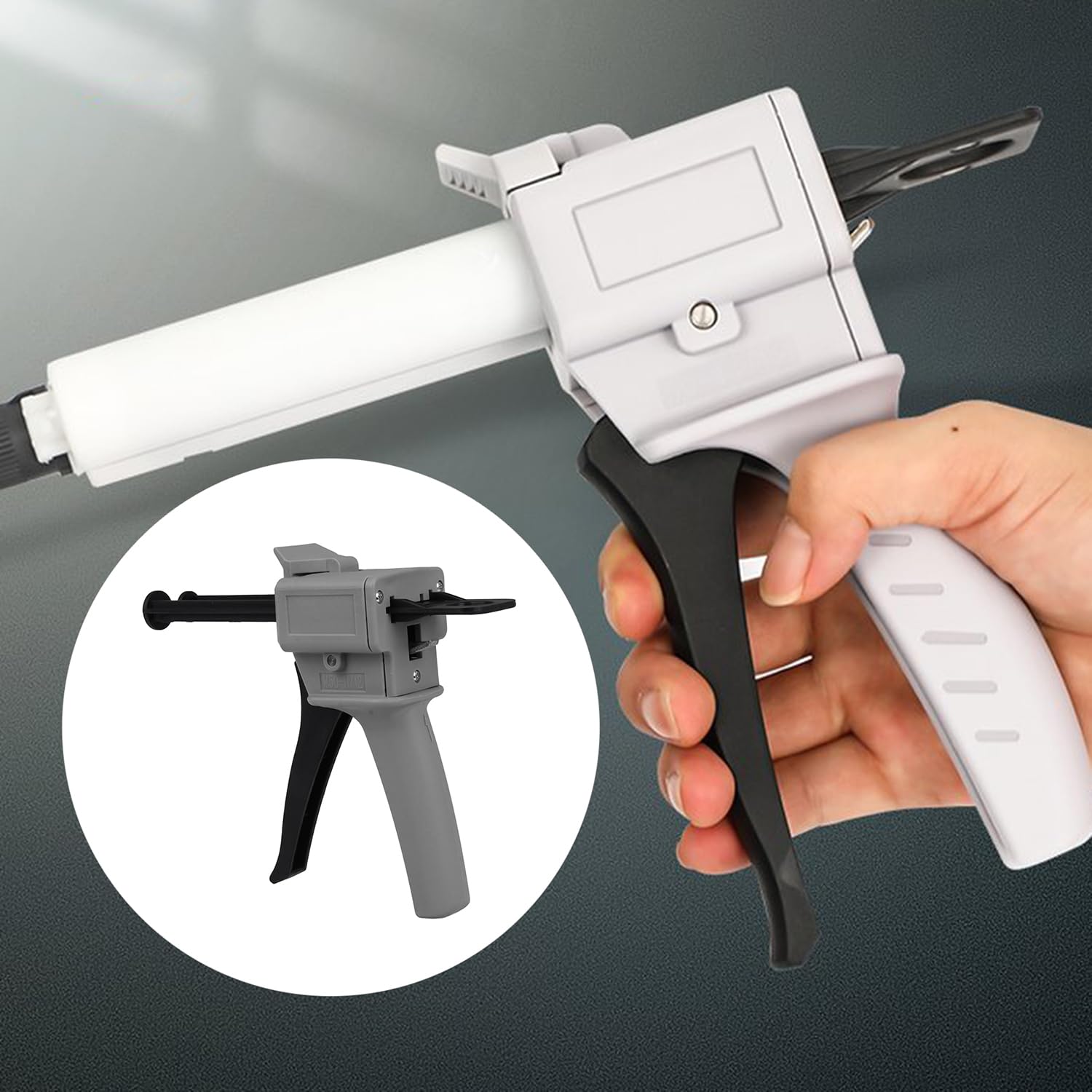 50 ml Spender Gun Eindruck mischen kleckereien auf 50 ml 1: 1/1: 2 ab Kunststoff Tube