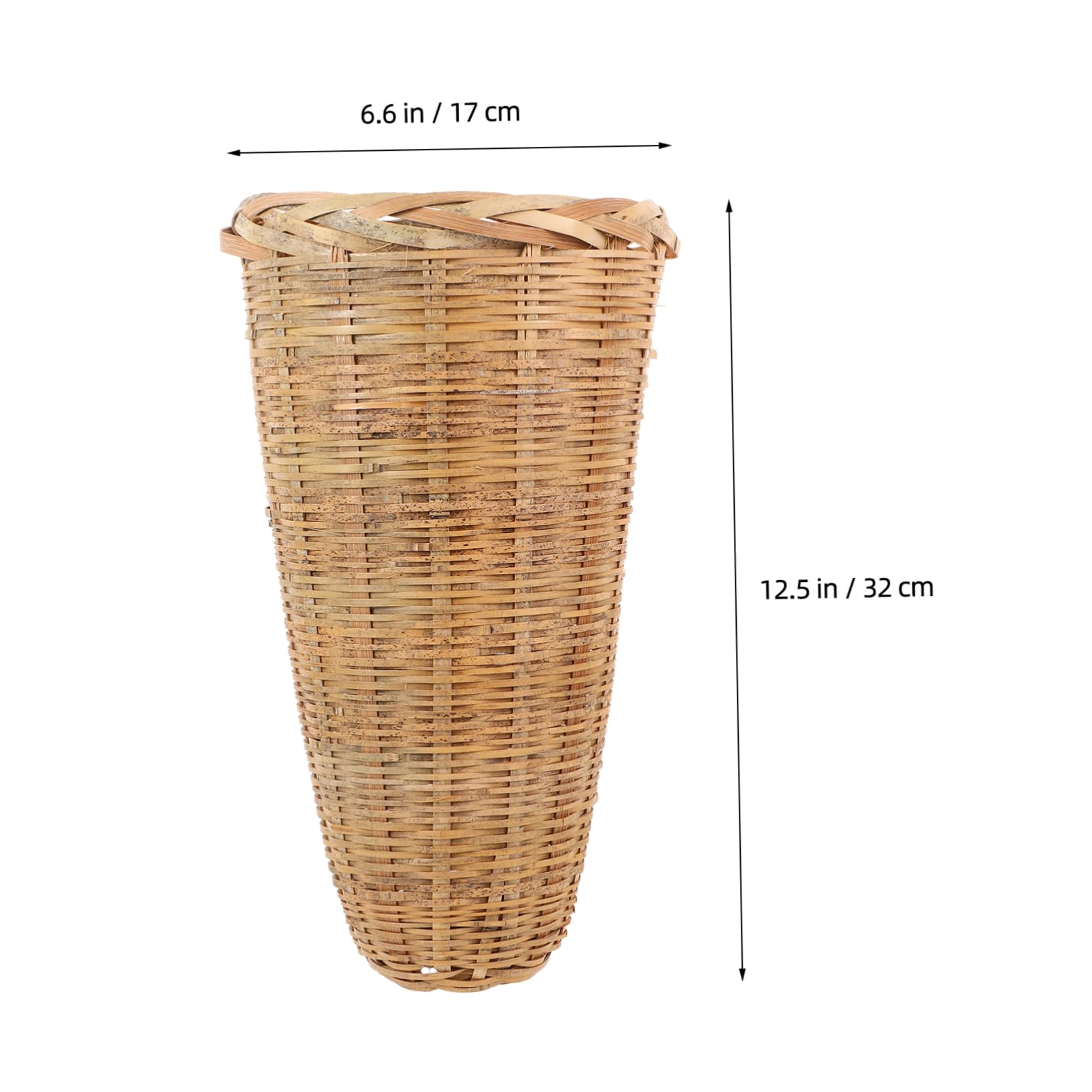 NAMOARLY Mesh Fruit Basket for Wine Straining Large Wicker Brewing Basket Multipurpose Home Straining Filter