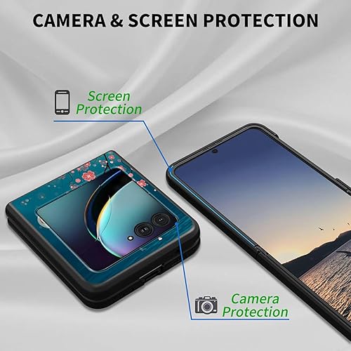 Miniatura 6 de Funda protectora para Moto Razr Plus 2023 para Motorola Razr Plus, delgada, ligera, dura, a prueba de golpes, funda protectora para Motorola Razr