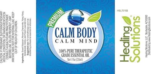 Miniatura 3 de El mejor aceite esencial terapéutico 100% puro de Calm Body Calm Mind, 30ml, 1
