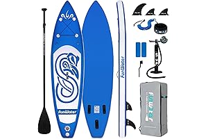 FunWater Inflatable SUPs for All Skill Levels | Non-Slip Comfort Deck and Premium Accessories