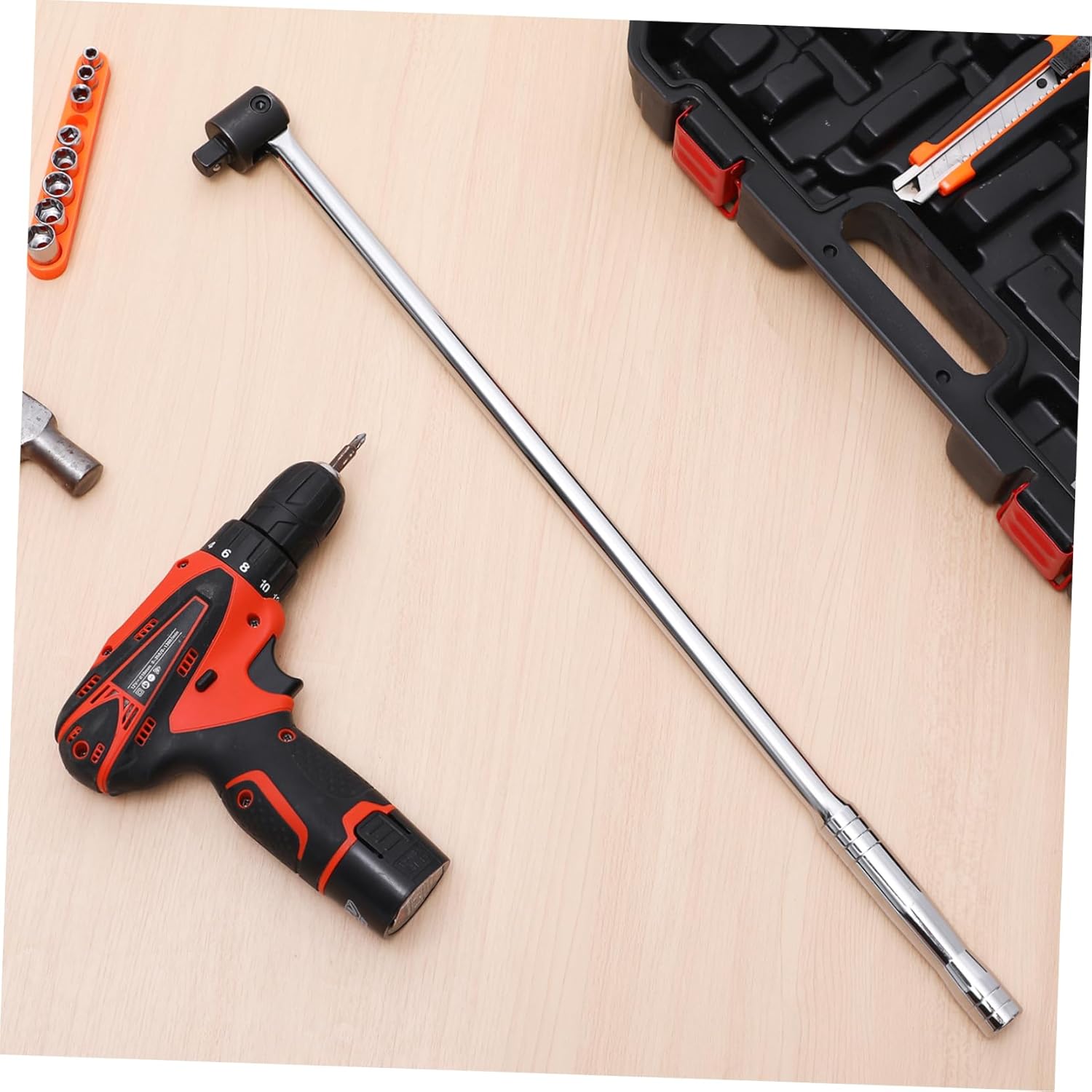 1/ Socket Wrench Heavy Duty Ratchet Breaker Handle Wrench Set Standard