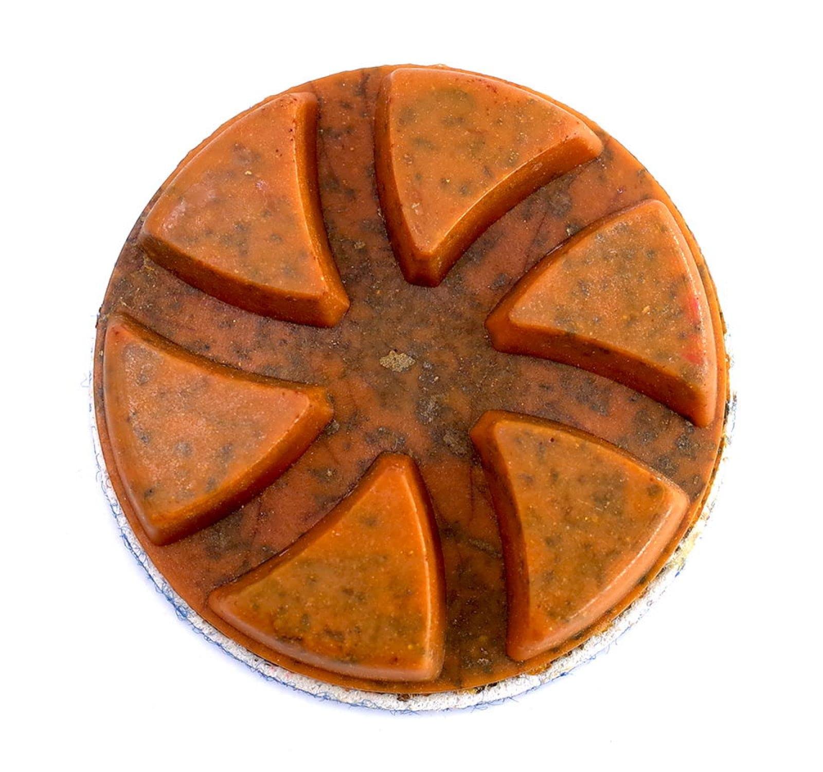 4 Unids/set Almohadilla De Pulido De Diamante De Enlace De Cobre Rígido Híbrido De 3 Pulgadas Para Suelo De Hormigón De Mármol De Granito Disco De Molienda Seco/húmedo,50