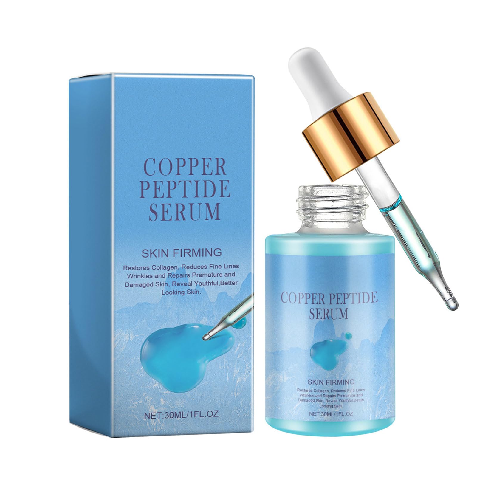  Kupfer Peptide Serum mit Hyaluronsäure für die Reduzierung feiner Linien und Falten
| Kupfer Peptide Anti Wrinkle Serum