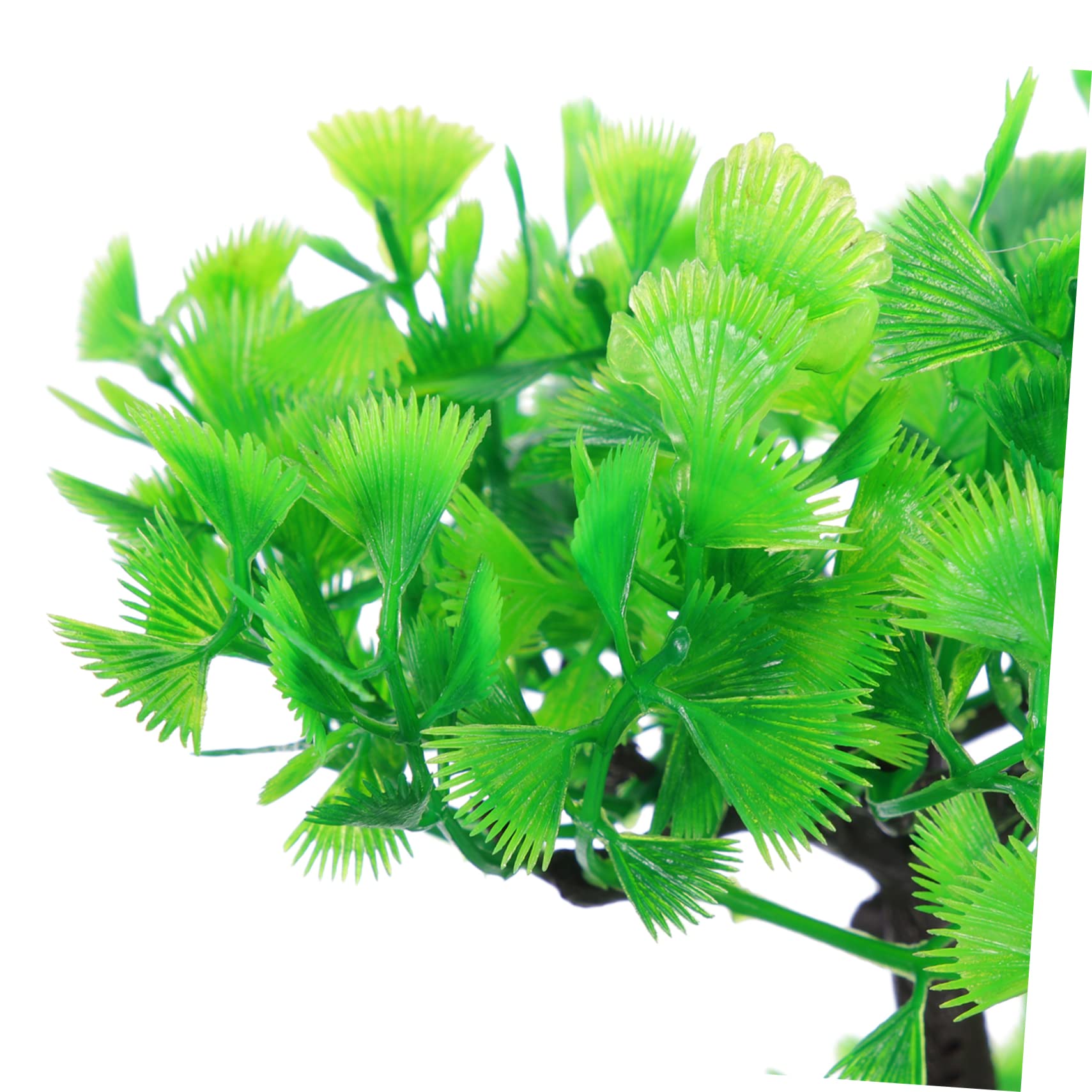 Sosoport 3 Piezas paisajismo del Acuario riego automático de Plantas Neto Artificial Plants decoración pecera Planta ártificial Accesorios Acuario Suministros para peceras Planta de