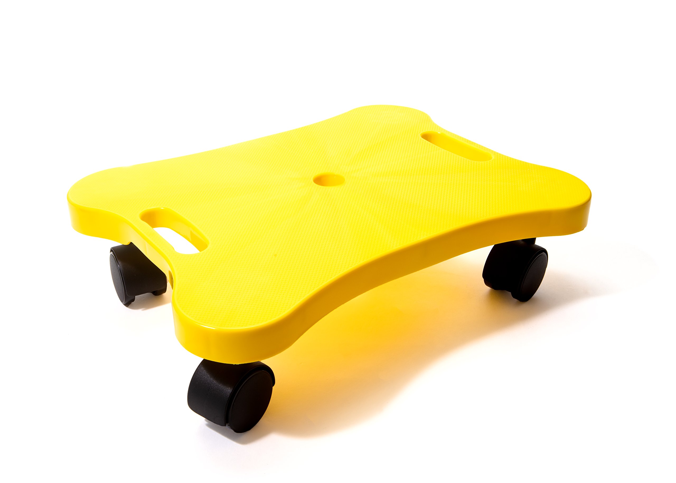 Educational Manual Plastic Scooter Board with Safety Handles | 16" x 12"  inches | Perfect for Kids, Teens, Adults | PE, Gym Class, Daycare, Preschool  Development, Games (Yellow) - Buy Online - 83192988