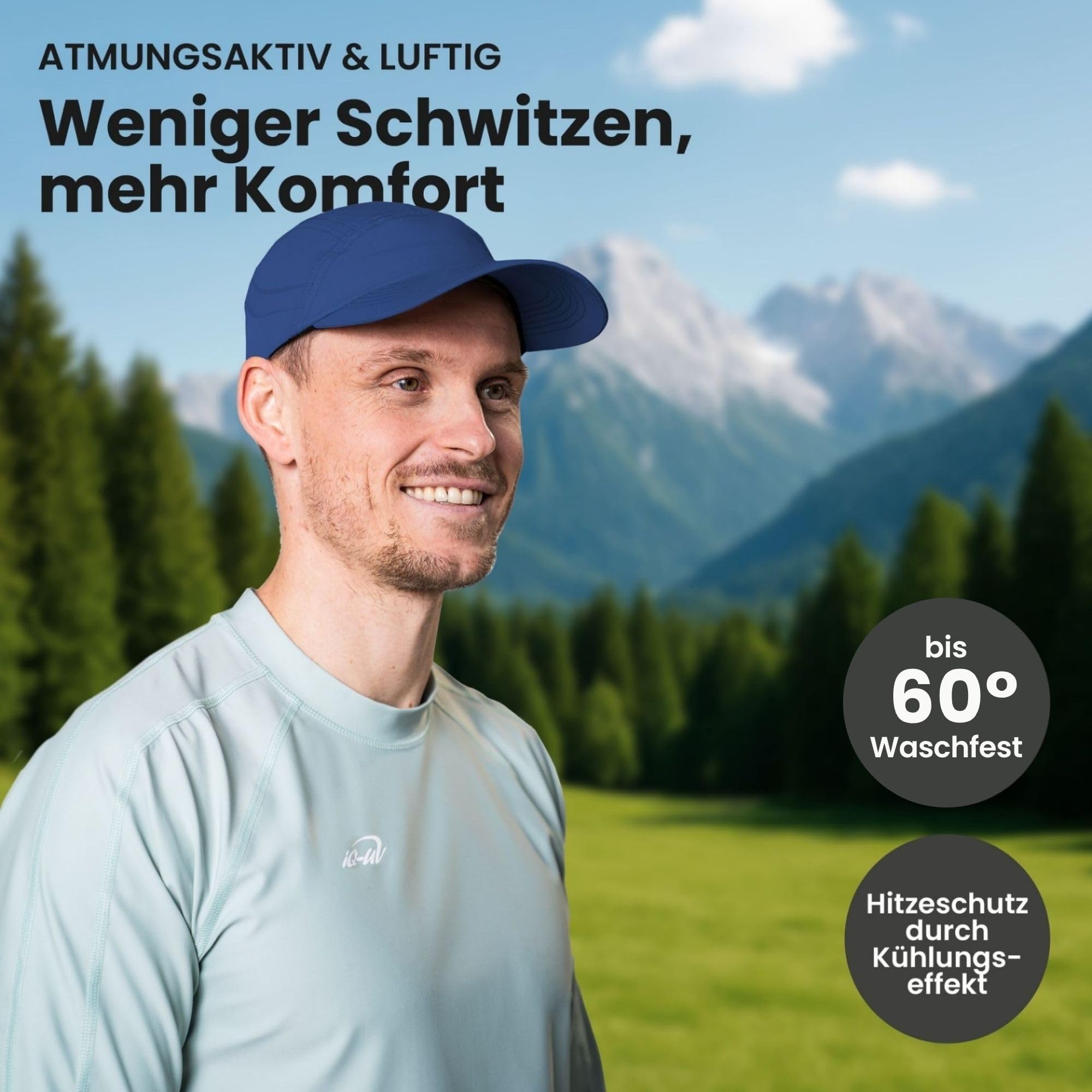 iQ-UV Tapa protectora iQ Company Protección solar UV Cap reciclado