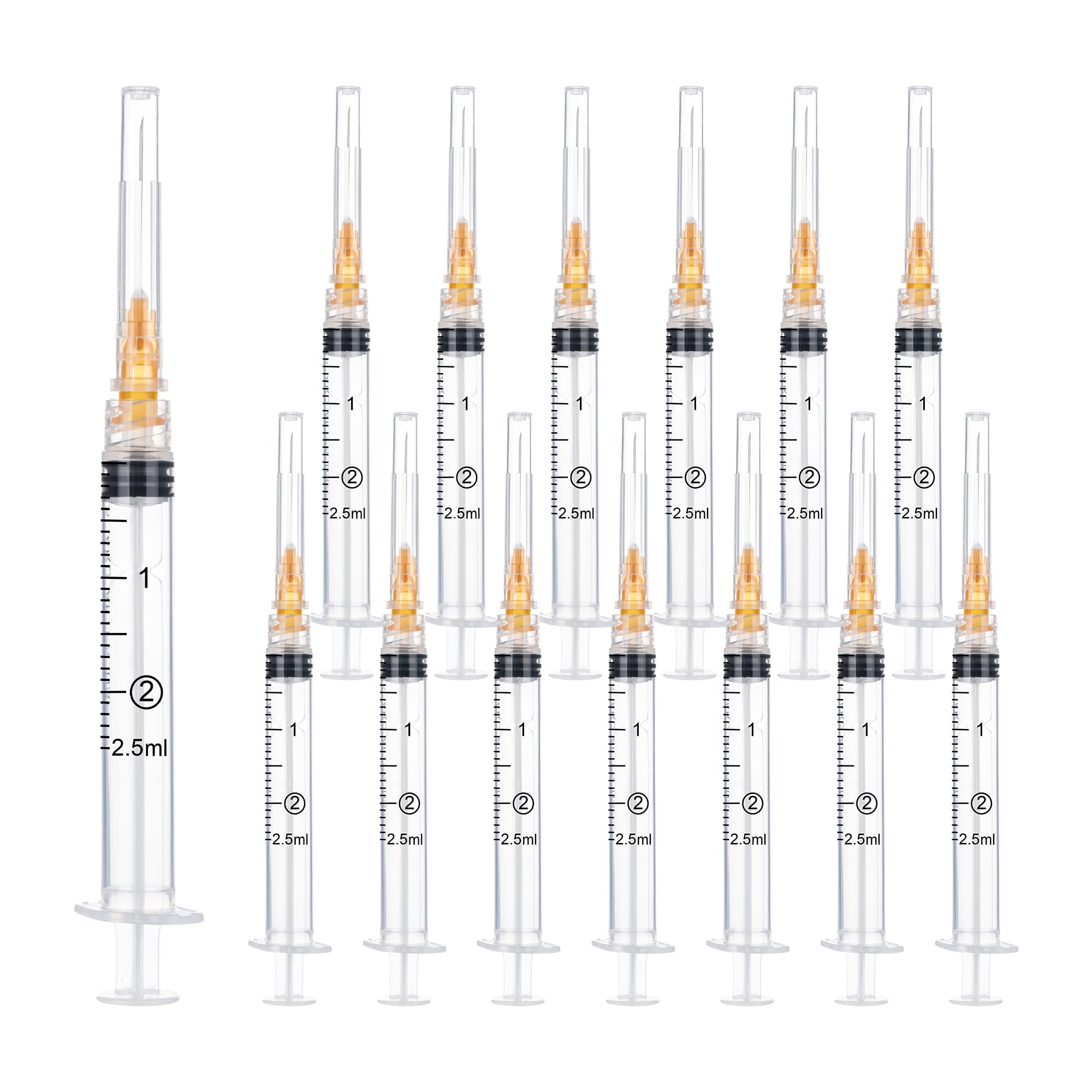3ml 25 Gauge 1 inch Syringe 3cc Luer Lock Disposable Syringes with Needle for Scientific Labs,Individually Wrapped — Amazon image 13