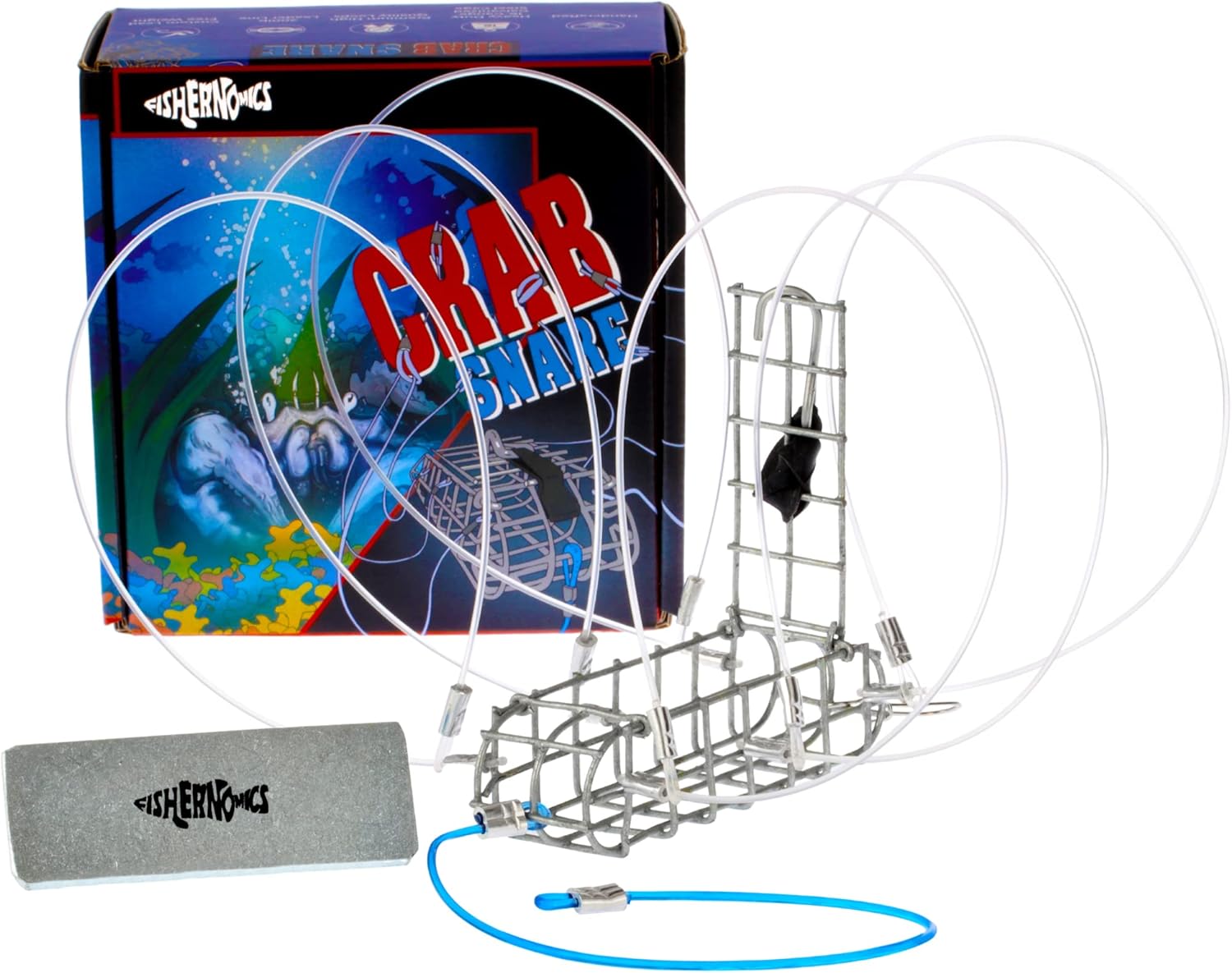 Fishernomics Heavy Surf Piège à Crabe Fabriqué à La Main Sans Plomb Pour Canne à Pêche (série Bloom Tank 266,5 G Et 187,1 G), Boucles De Qualité Supérieure, Fabriqué Aux États-Unis, Piège