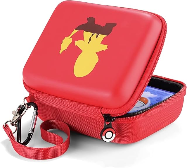 JoyHood Trading Card Storage Tin Box for TCG Cards, Hard-Shell Game Cards Carry Case Holder Bag, Holds Up to 400+ Cards