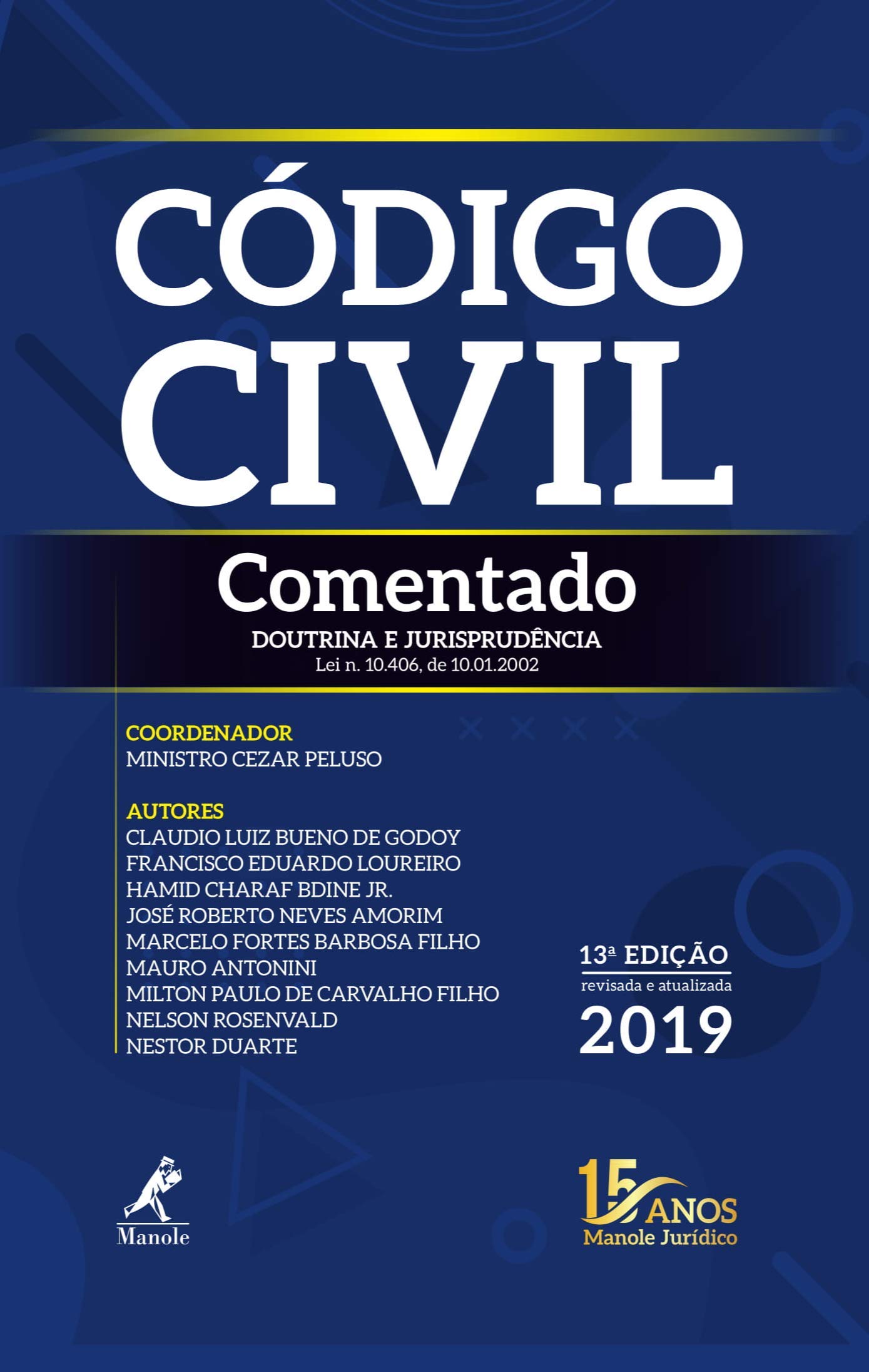 Capa de Código civil comentado: doutrina e jurisprudência