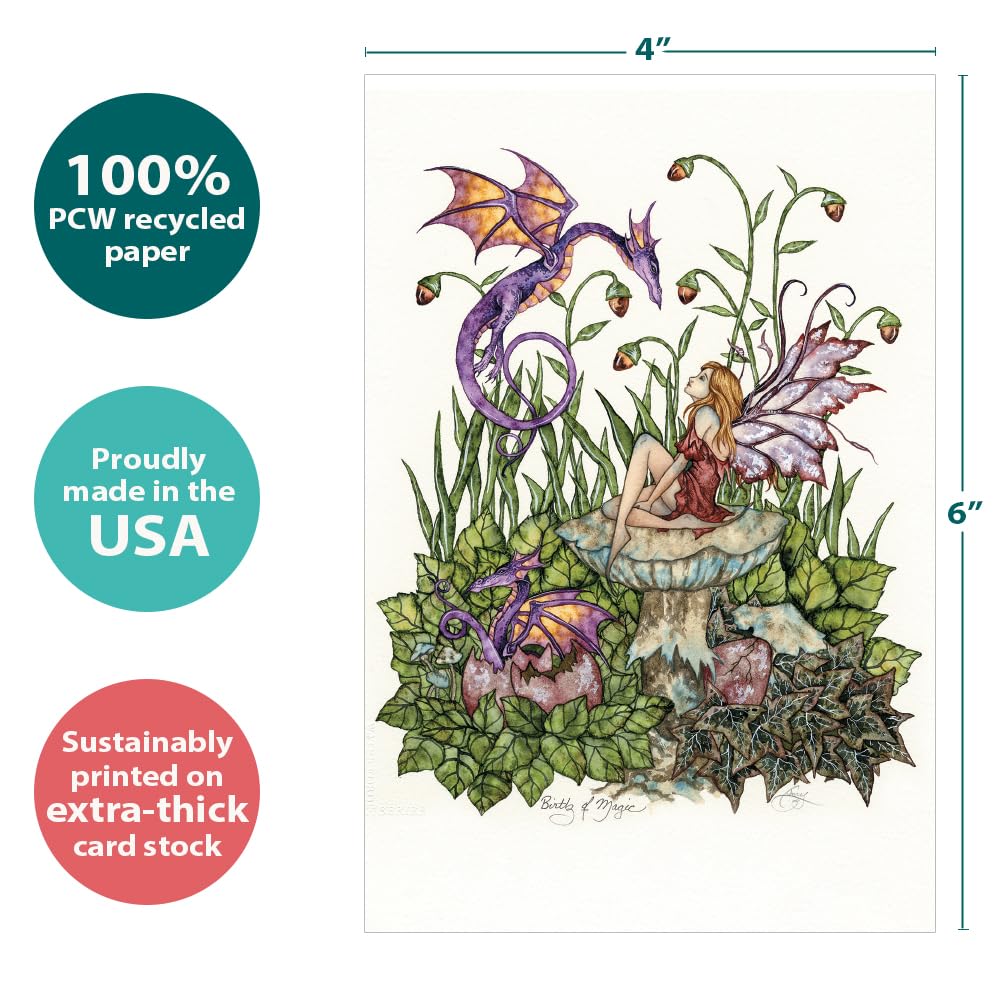 Tree-Free Greetings Grußkarten-Set – 2 Karten Mit Umschlägen, 12,7 X 17,8 Cm, 100% Recycelt