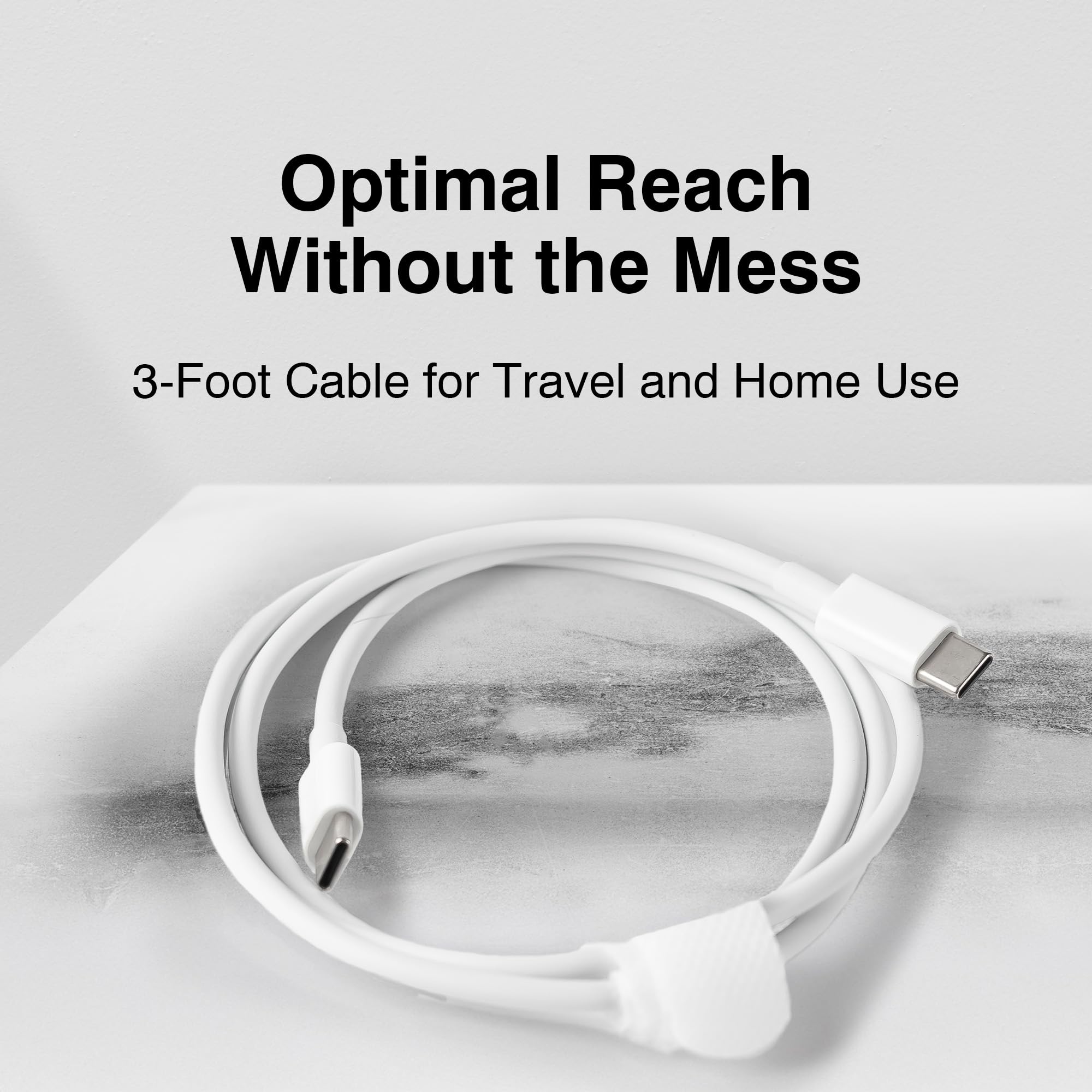 USB-C-auf-USB-C-Kabel-Ladekabel, 91 cm, 100 W, Schnellladekabel, 480 Mbps Datenübertragung, C-Ladekabel, kompatibel mit iPhone 15 und 16 Serie, MacBooks, Laptops und Android-Geräten