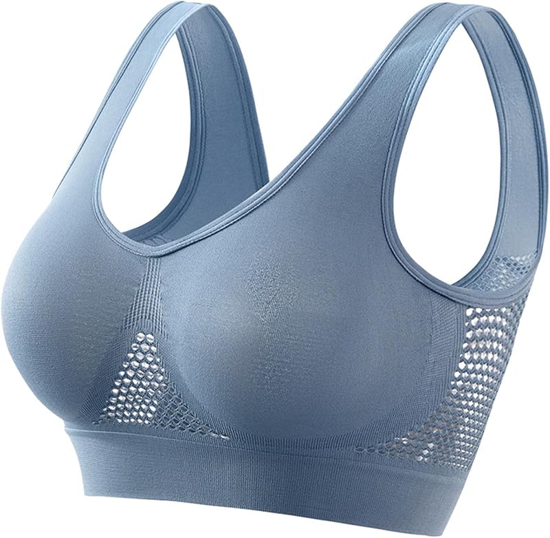 Sports Bras for Women Plus Size Seamless Comfort Bras Wirefree Full Coverage Yoga Bras Plus Size Sleep Bra
