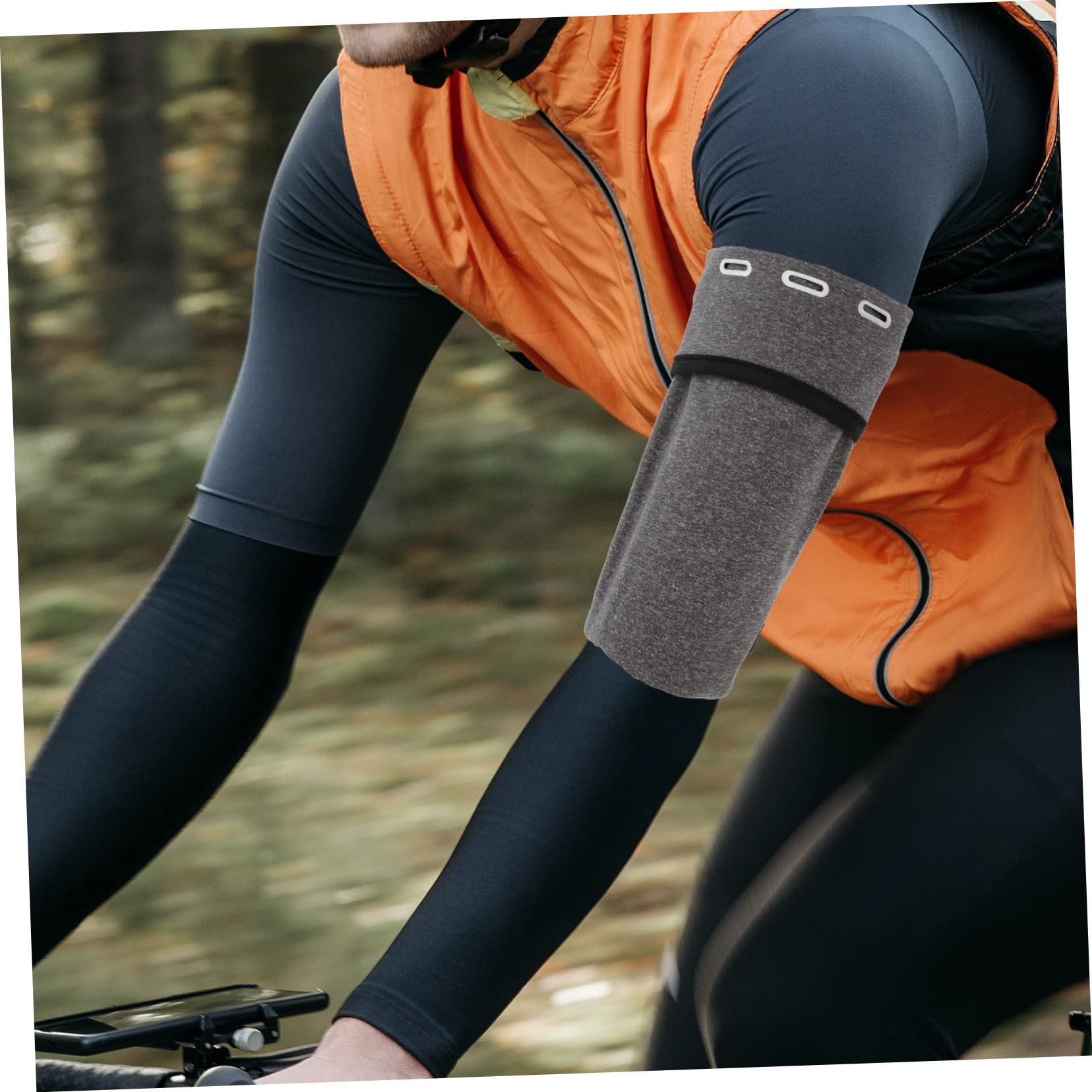 Uonlytech 5pezzi Sport Armband Phone Holder Porta Cellulare Per Corsa Borsa Elastico Per Braccio Per Esercizio e Attività All Aperto Protezione e Leggera