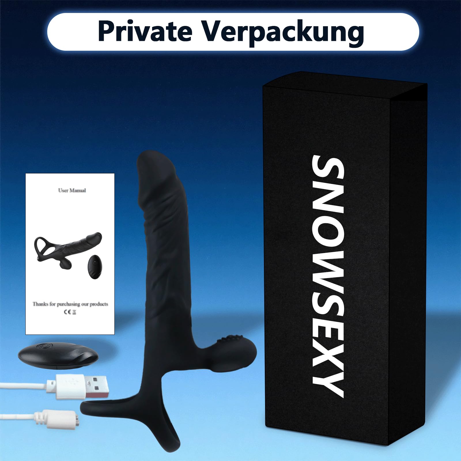 Consolador Anal con Vibrador Estimulador de Prostata 7 modos de Vibración con Anillo de Pene Juguetes Eróticos para Pareja Sexuales Vibrador Anal Consoladores.. para Hombre con Vibración