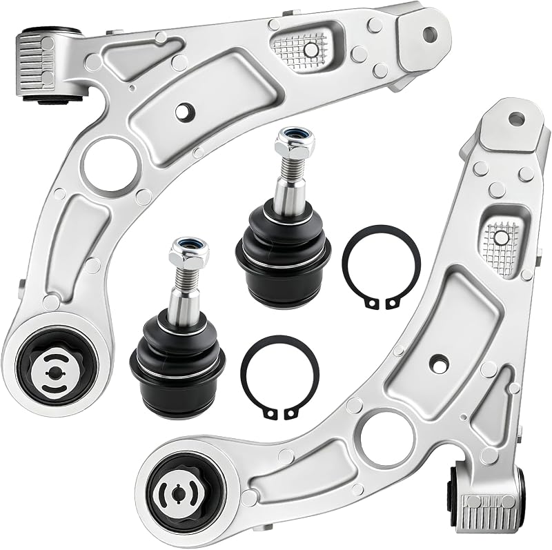 Kit de braços de controle inferiores dianteiros AUTOKAY para Jeep Cherokee 2020–2023 – conjunto com 4 peças