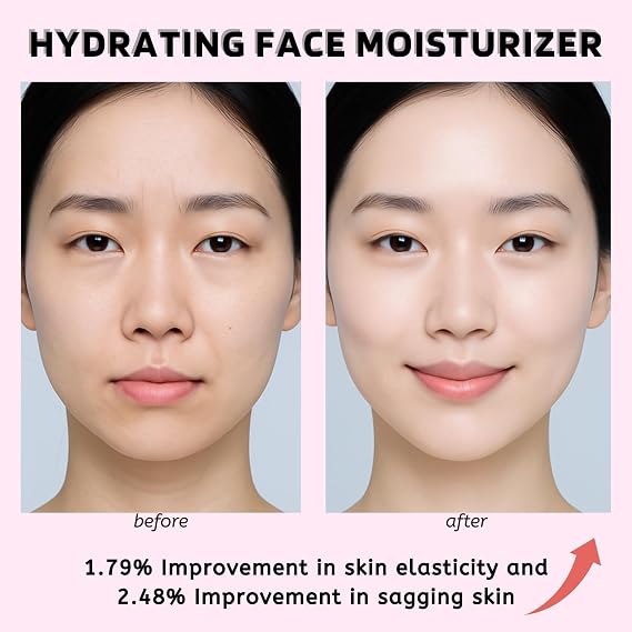 Hydrating Face Moisturizer, Anti-Aging Moisturizing Cream for Firming & Smooth Skin, Korean Skincare Cream, Daily Skin Conditioning Formula for Face & Body, Improve Skin Elasticity & Radiance – 50 ml