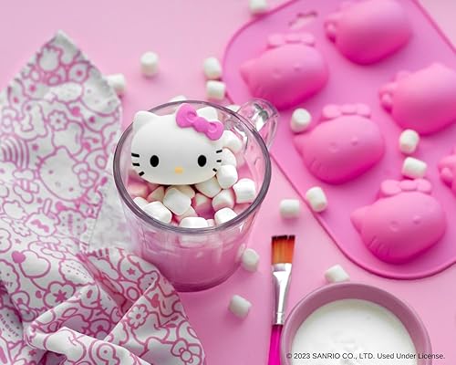 Miniatura 6 de Handstand Kitchen Hello Kitty - Juego de bombas de cacao caliente con molde de silicona, espátula y mucho más