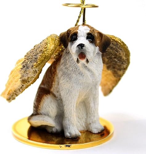 Conversation Concepts - Adorno de perro ángel de San Bernardo - Cabello liso