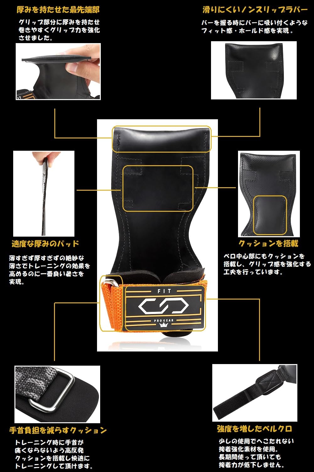 【握りやすいクッション搭載】 パワーグリップ プロトレーニー監修筋トレ Amazon | GW SPORTS パワーグリップ プロ プロトレーニー監修