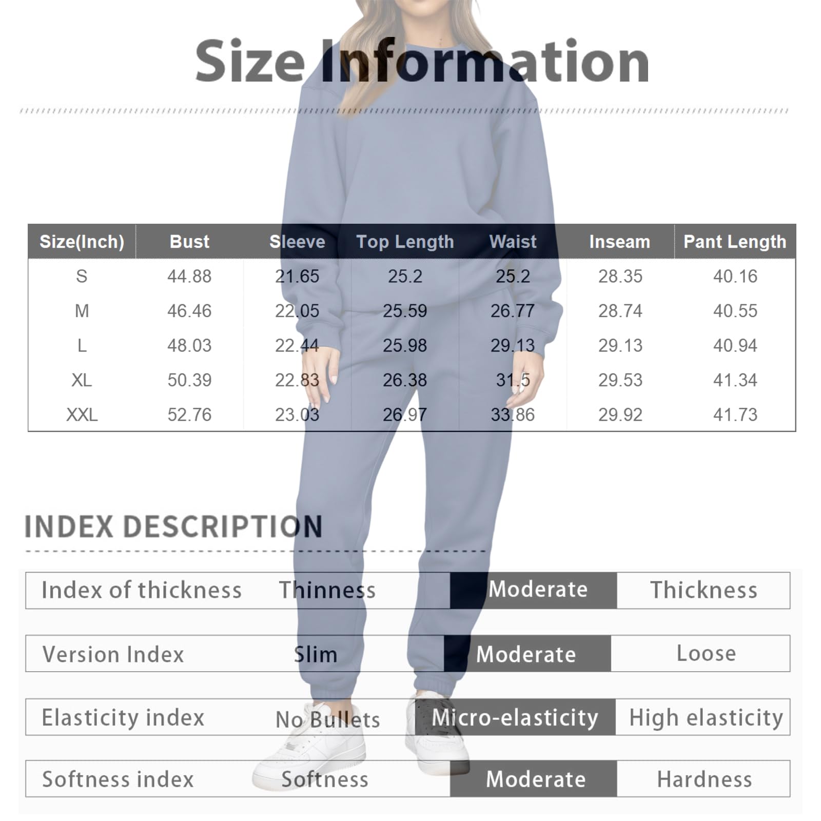 Completo Running Donna 2 Pezzi Felpa e Pantaloni Sportiva Elegante