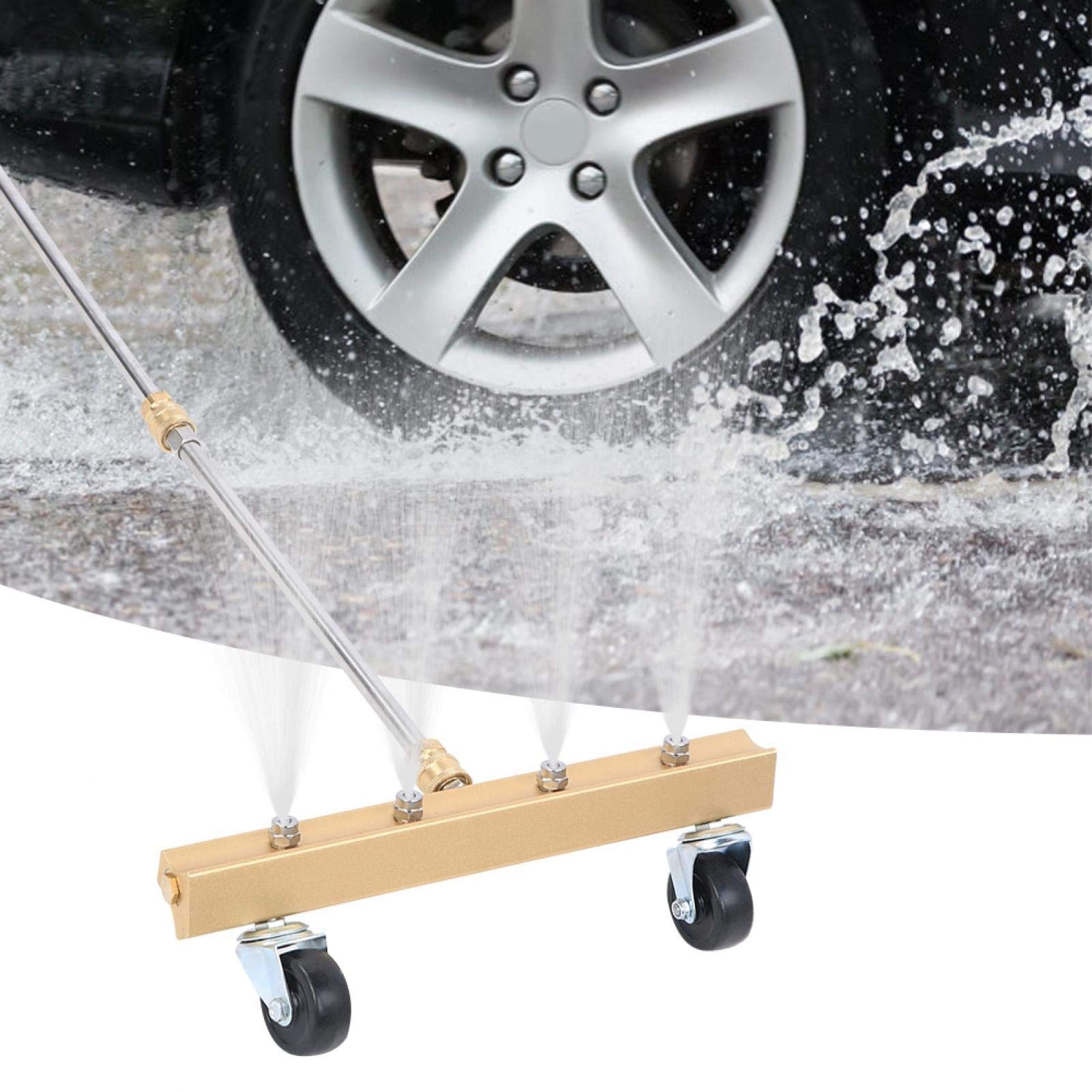 Pulitore Sottocarro Per Idropulitrice - Scopa Acqua In Acciaio, 4000 Psi