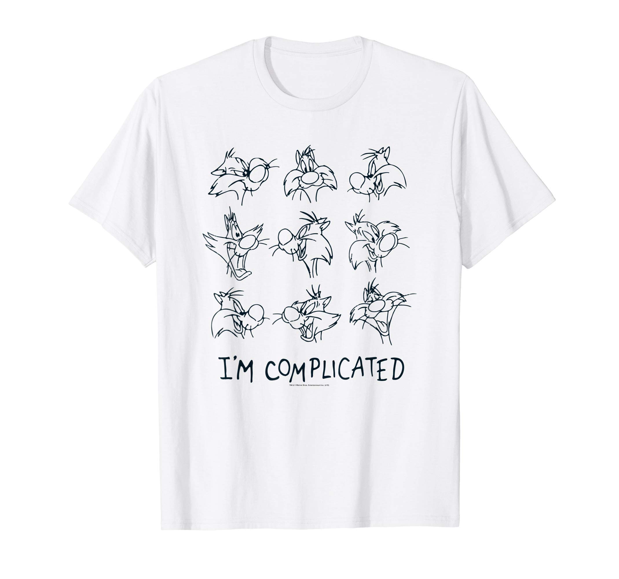 Looney Tunes Sylvester Complicated T-ShirtOEKO-TEX STANDARD 100