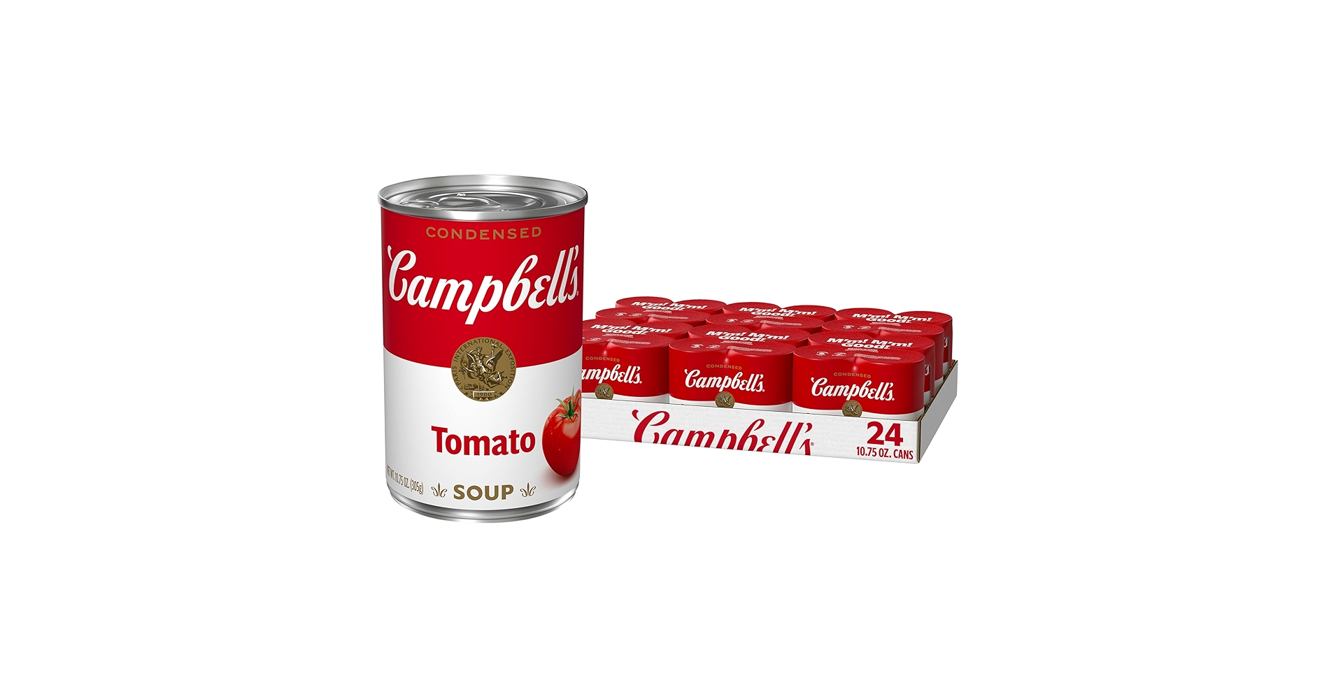 キャンベル トマトスープ Campbell's Tomato Soup 24缶! Campbell's Classic Ready To Serve Tomato Soup, 24 Pack, 7.25