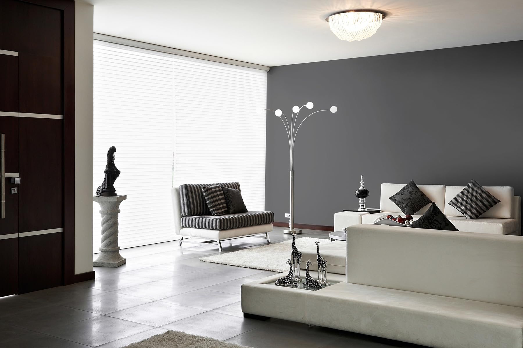 livingwalls PURO C1006 - Pintura de pared con muy alta opacidad, color interior mate de alta calidad, color gris (2,5 L)